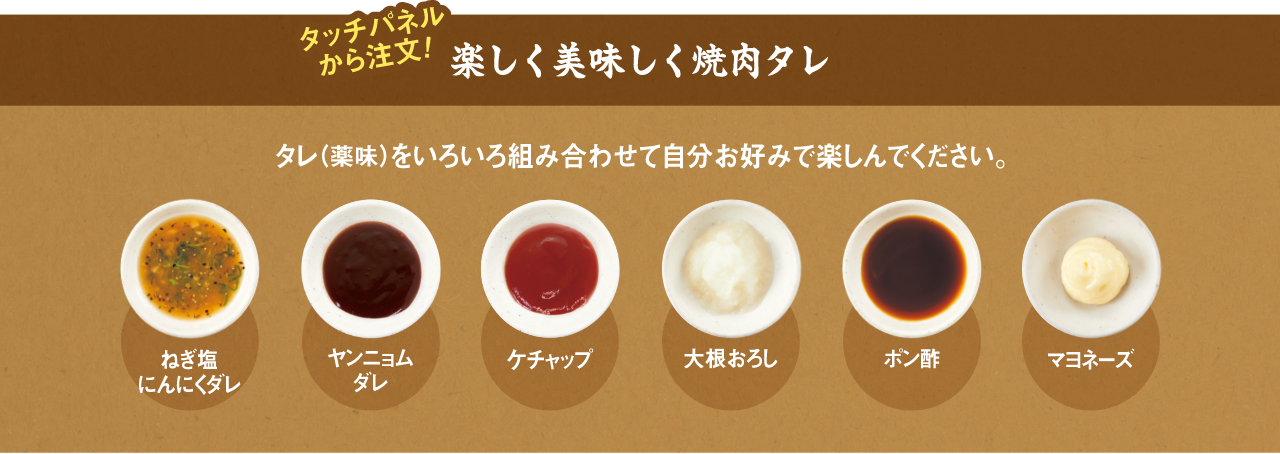 楽しく美味しく焼肉タレ！