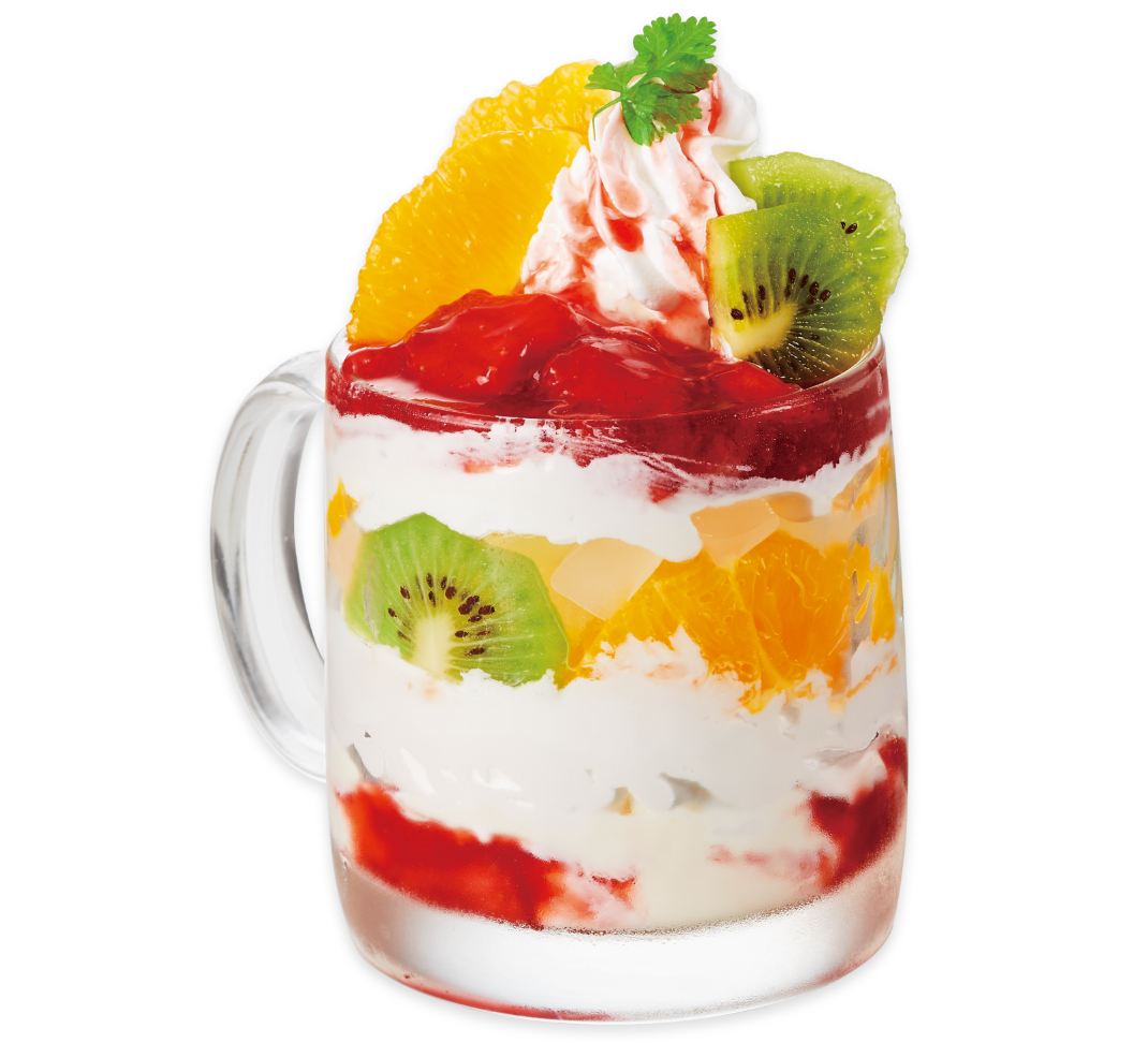 アメリカンカップスイーツ ~彩りフルーツとナタデココ~